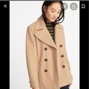 Soft brushed old navy pea coat